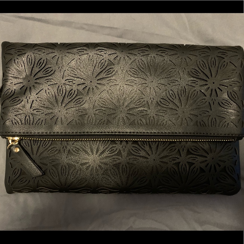 Nanamacs in my grasp lasercut clutch